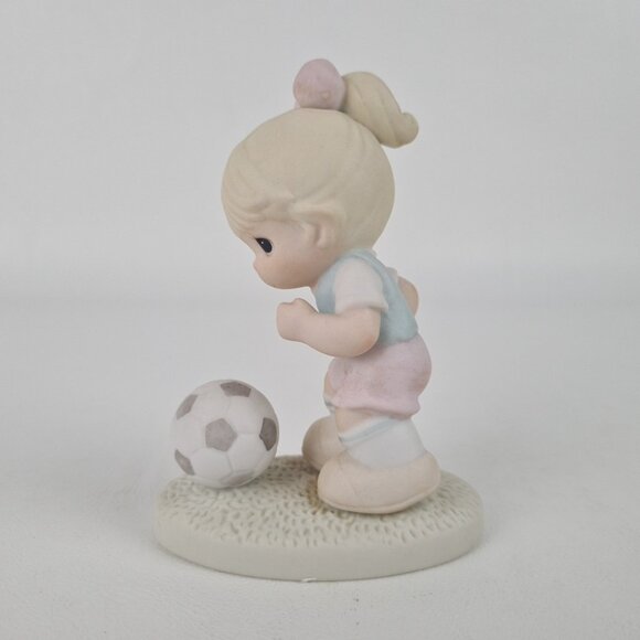 Precious Moments 283460 "You'll Always Be A Winner To Me" Soccer Girl Figurine - Picture 1 of 7